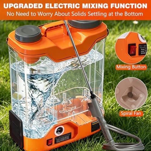 4.76 Gallon Auto Mixing Battery Powered Backpack Sprayer photo 11