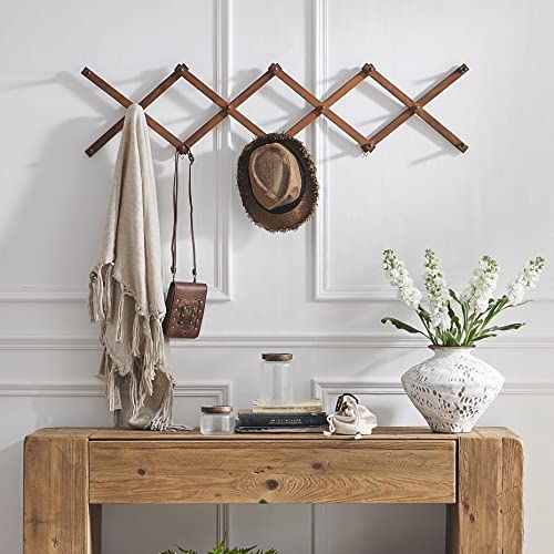 Accordion Wall Hanger Expandable Hat Rack Walmart Coat Rack Wall