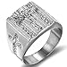 Jude Jewelers Stainless Steel Christian Jesus Cross Ring