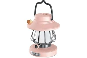 Snail Camping Lantern for Kids, USB Rechargeable LED Lantern with 3 Color Temperatures, Portable Bedside and Outdoor Light wi