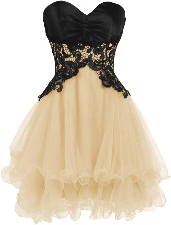 Ellames Sweetheart Bridesmaid Short Prom Homecoming Party Dresses for Juniors