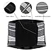 Lumbar Lower Back Brace Support Protect Waist During Running, Heavy Lifting, Exercise, Golf with Masagger Pad for Women and Men, Elastic Waist Belt Black by Joint Brace (Small 30