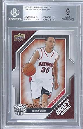 Amazon.com: Stephen Curry BGS GRADED 9 (Basketball Card ...