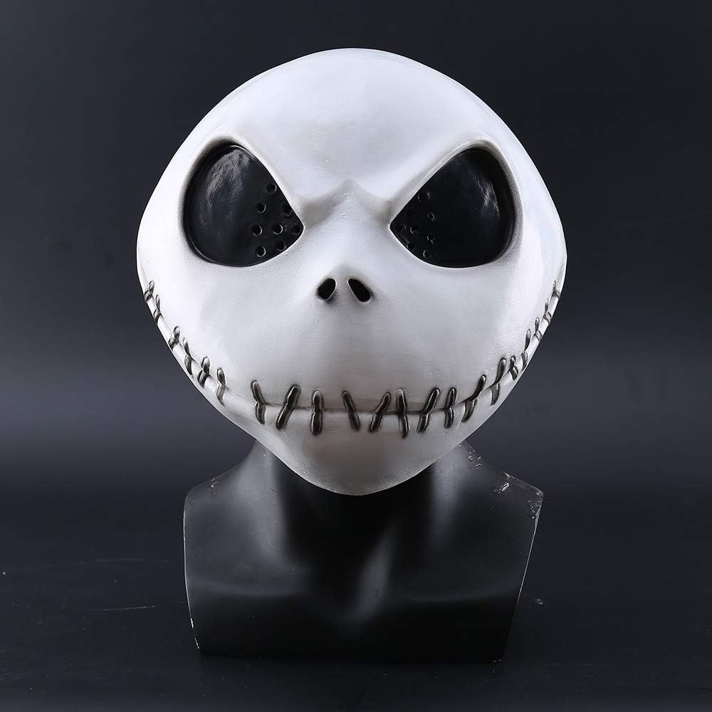 Amazon The Nightmare Before Christmas Mask ナイトメアー ビフォア クリスマス マスク 全面 ヘルメット 髑髏風 マスクコスプレスウェットシャツ ヴェノム ハロウン イベント クリスマス デッド パーカー トレーナー 黒 コスプレ 仮装 通販
