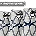 H.VERSAILTEX Blackout Curtains Printed Design 108 Inch Length 2 Panels Set Thermal Insulated Curtains for Bedroom Living Room Geometric Modern Grommet Window Drapes - Grey and Navy