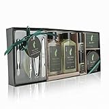 Tea Tree Essential Oil Spa Gift Set – 6pc Pamper Kit with Hand Soap, Lotion, Scrub, Manicure Pedicure Tools Pack & 2 Nail Polishes