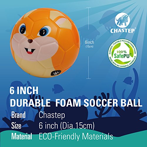 Chastep Soft Toy Ball, Mini Training Foam Soccer for Toddlers and Kids Gift - Chowhound Squirrel