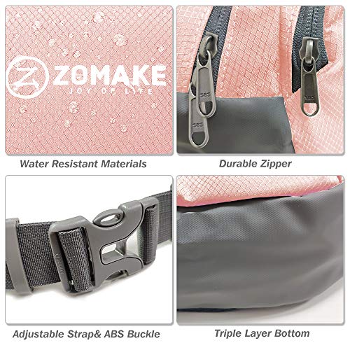 image for ZOMAKE Fanny Pack Water Resistant Waist Bag Hip Bum Bag for Men and Wo