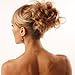 PRETTYSHOP Scrunchy Bun Up Do Hair piece Hair Ribbon Ponytail Extensions Wavy Messy platinum blonde # 613 G16A