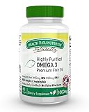 HP Omega-3 Premium Fish Oil 1000mg 400 EPA 200DHA 70% total Omega-3 60 Softgels