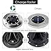 GIGALUMI Solar Ground Lights 8 Pack