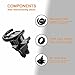 Air Vent Clip Car Mount Cell Phone Holder for Pop Socket Popsocket Users for IPhone X 8 8 Plus 7 7 Plus 6s 6 Plus 6 5s 5 4s 4 Samsung Galaxy S9 S8 Edge S7 S6 S5 S4 Pixel 2 LG Nexus Sony