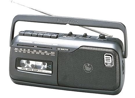 Panasonic RX-M40E9-K Mono-Radiorecorder (Kassettendeck) schwarz