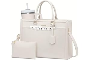 LOVEVOOK Laptop Tote Bag for Women, Office Work Bag Briefcase fit for 15.6 inch Laptop, Large Capacity Teacher Bag Handbag