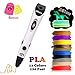 dikale 3D Pen with PLA Filament Refills 07A【Newest Version】 3D Drawing Printing Printer Pen Bonus 12 Colors 120 Feet PLA 250 Stencil eBook for Kids Adults Arts Crafts Model DIY, Non-Clogging ...