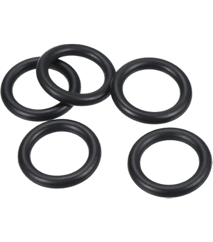 Uxcell Fluorine Rubber O-Rings, 54mm OD X 50mm ID X 2mm Width, FKM Seal Gaskets, Pack Of 10 (Green)
