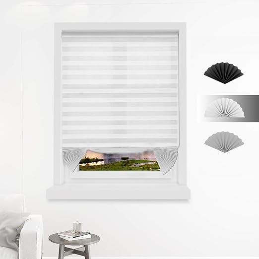 Amazon.com: Allesin Persianas Temporales Inalámbricas Filtradoras de Luz Plisadas de Tela para Ventanas, Blanco 36 x 72 Pulgadas – Paquete de 6, Fácil de Cortar: Home \u0026 Kitchen