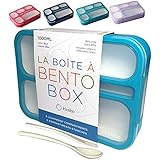 Bento Box Lunch-Boxes for Kids Adults | Kid Snack Container | Leakproof School Bentobox 6 Compartment Portion Containers for 