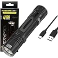 Nitecore EDC33 UHi 20 MAX LED Rechargeable Flashlight - 4000 Lumen w/Eco-Sensa USB Charging Cable
