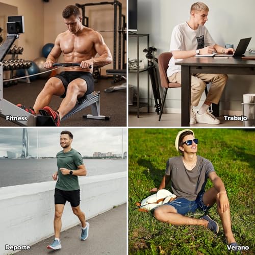 Hellomamma Calzoncillos Hombre Boxer Largos: Ropa Interior de Seda Fría de Malla Transpirable - Antirozaduras sin Etiquetas para Hombres para Deporte Gym y Ciclismo Talla S-XL Pack de 4