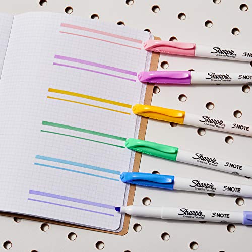 Sharpie-S-Note-Creative-Markers-Highlighters-Assorted-Colors-Chisel-Tip-24-Count