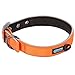 Max and Neo Glacier Reflective Neoprene Metal Buckle Dog Collar - We Donate a Collar to a Dog Rescue for Every Collar Sold (Large, Orange)