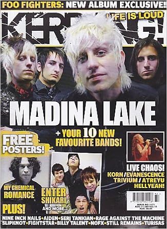 Kerrang Magazine Back Issue 1171 Madina Lake Enter Shikari My Chemical Romance Amazon Co Uk Kerrang Books