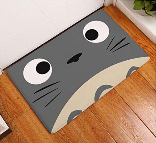 Cartoon My Neighbor Totoro Rug Non-slip Mat Soft and Absorbent Bath Mat Area Rug For Study Bedroom Kitchen Living Room Balcony (5080cm/19.6"31.4", F)