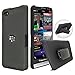 Black Rubberized Hard Case, Customerfirst Belt Clip Holster Stand For Blackberry Z30 Phone (Simply Black)