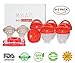 The ULTIMATE Egg Cookers and Egg Boiler - 6 Pack Hard Boiled Egg Cooker | Includes FREE Complimentary Items - 1 Egg Slicer and 2 Egg Separators for the Perfect Boiled Egg Maker Kit !