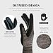 CustomGrips Cut Resistant Work Gloves. Span-Nylon Polyester Liner, Level 4 Abrasion Resistance, Nitrile Foam Palm Coated. Superior Breathability & Grip for All Day Comfort. [Large, 6 Pairs]