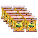 Crunch-a-Mame Organic Edamame Puffs - Single Serving Snack Bags - Chompin' Cheesy Cheddar - Box of 12 Individual-Size 1.1oz Bags