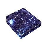 Hypnoser Weighted Blanket Cover for Inner Weighted Layer, Universe Galaxy Print Removable Duvet Cover, Starry Star Sky. (Color-01, 60''x80'')