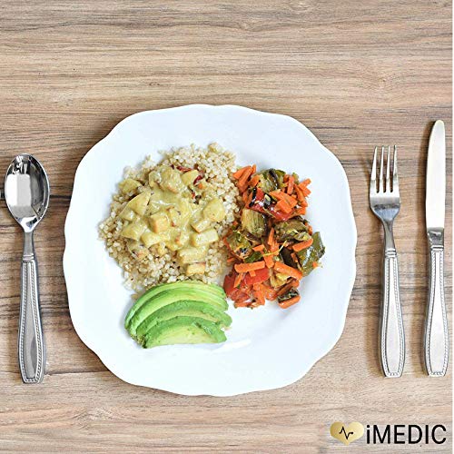 IMedic Weighted Utensils For Hand Tremors 3Piece Adaptive Utensils