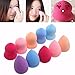 Hunputa 10pcs Pro Beauty Flawless Makeup Blender Foundation Puff Multi Shape Sponges New (Random Colors)
