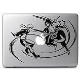Naruto & Sasuke Grapple Vinyl Sticker Decal, Die cut vinyl decal for windows, cars, trucks, tool boxes, laptops, MacBook - virtually any hard, smooth surface