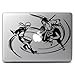 Naruto & Sasuke Grapple Vinyl Sticker Decal, Die cut vinyl decal for windows, cars, trucks, tool boxes, laptops, MacBook - virtually any hard, smooth surface