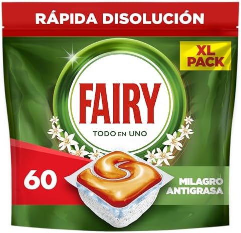 Original Todo En Uno Naranja Cápsulas De Lavavajillas, 60 Cápsulas, Efectivas Incluso En La Grasa Reseca,El embalaje puede variar.