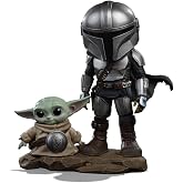 Iron Studios Collectible Statue Mandalorian and Grogu Movie Minico Multicolor Polystone Resin 14,6cm 5.7 Inches