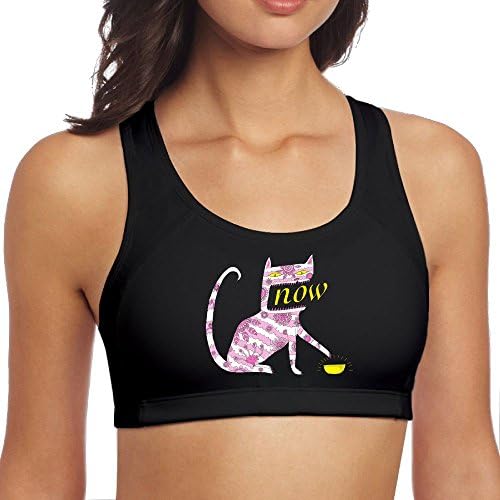 Sports Bras For Women Yoga Bra OdusHigh Now Cat Gold Ingot