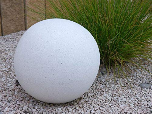 eastwest pflanzkübel Dekokugel aus Fiberglas in perlweiß - Größe (ØxH): Ø30x30 cm – Bild 4