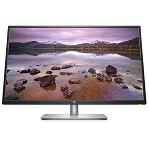 HP FHD IPS Monitor with Tilt Adjustment and Anti-Glare Panel- 32-Inch, Black/Silver