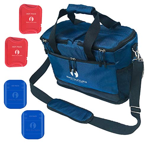 Red Suricata Meal Prep Bag For Men Large (14L) Dual Cooler & Heated