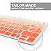 Allinside Ombre Orange Cover for Apple Magic Keyboard (MLA22LL/A) with US Layout
