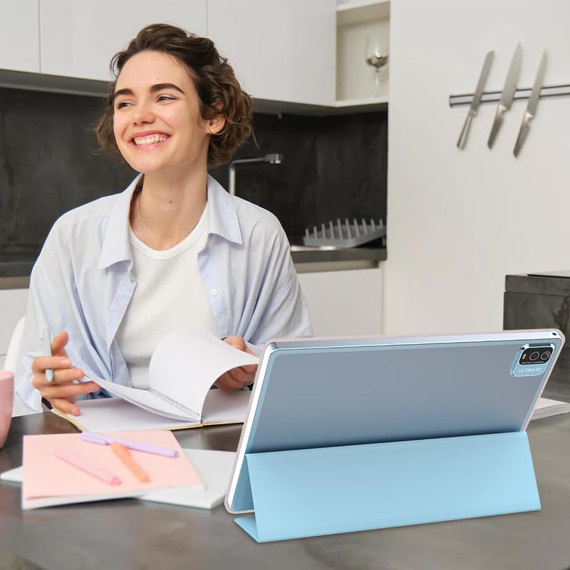 10 inch Tablet Android 14 Tablets 2 in 1 With Keyboard Case Mouse Stylus Android Tableta 8GB+64GB Support 1TB Expansion, 10.1