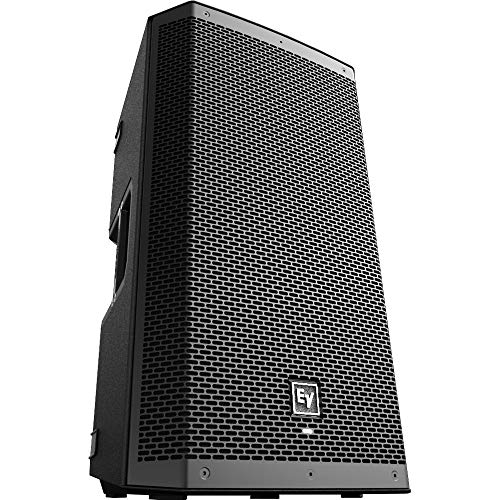 Electro-Voice ZLX-12BT 12" 2-Way 1000W Bluetooth Powered Loudspeaker (Pair) with 2x Steel Speaker Stand, Stand Bag 51" and 2x XLR Cable Bundle