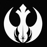Rebel Alliance Jedi Order (Star Wars Inspired) - White Vinyl Decal (White)
