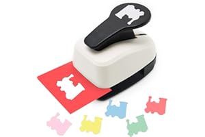 Craft Hole Punch 1 Inch, Paper Craft Punch Pattern Shape Craft Hole Puncher for Scrapbooking, DIY Arts Cards, Birthday Cards 