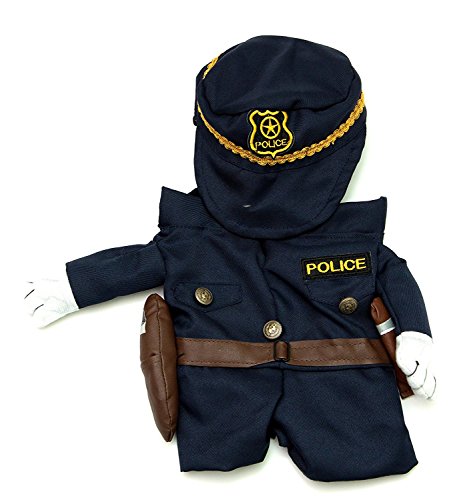 Fake Arms Policeman Dog Costume (Small Dog Large) by Midlee