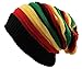 Reggae Baggie Beanie Hat Rasta Colors